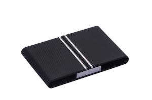 Quality Slim Metal Name Card Holder Holds Up To 50 Business Cards Rectangle Shape for Business Meetings wholesale