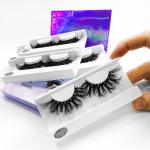 Private Label 25mm Mink Eyelash Fluffy , 6d Mink Individual Lashes