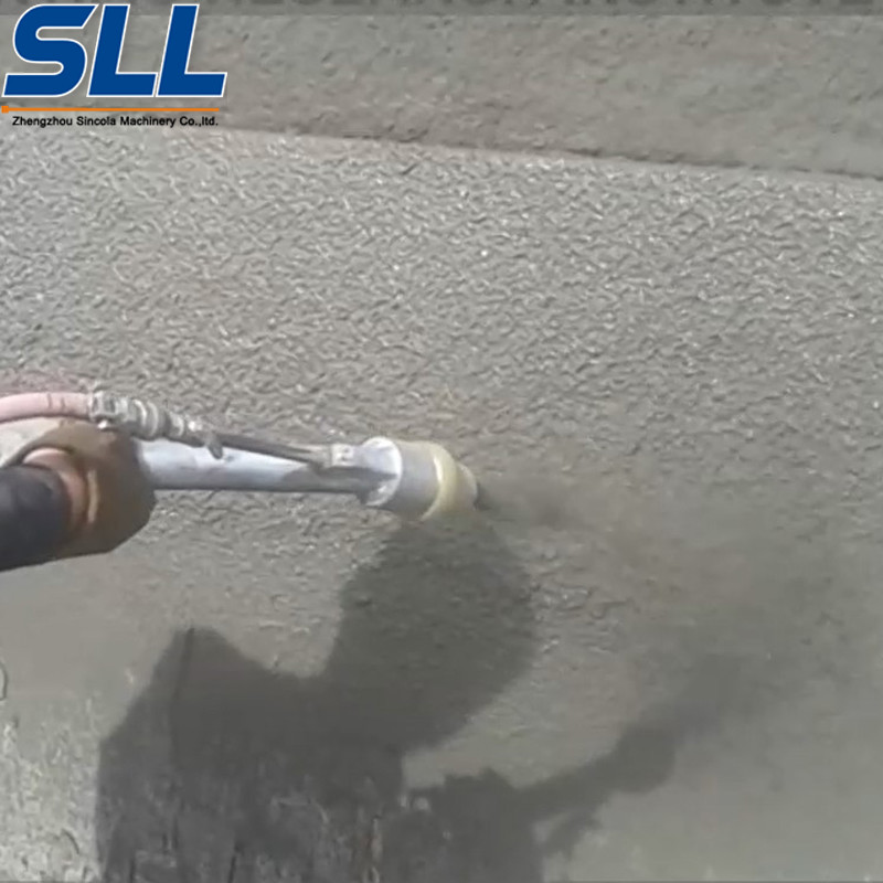 380 V 7.5kw Mortar Spraying Machine Ready Mix Spray Plaster Machine For Exterior