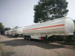 Low price Oil tanker truck trailer palm oil tanker 3 axles