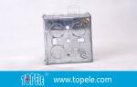 Galvanized Steel Electrical Boxes And Covers Single Gang