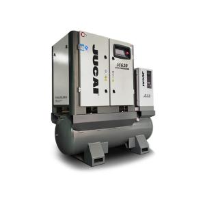 Quality 380V 20 HP Rotary Screw Air Compressor With Dryer No Fuel Integrated wholesale