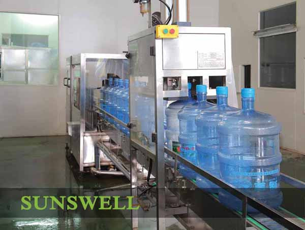 Inline Automatic 5 Gallon Water Filling Machine 380V 50HZ FOR Bottle