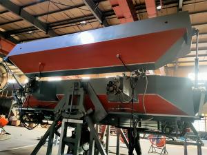 Quality Electric Rock And Roll Rotomoulding Machine Hot Air Circulation wholesale