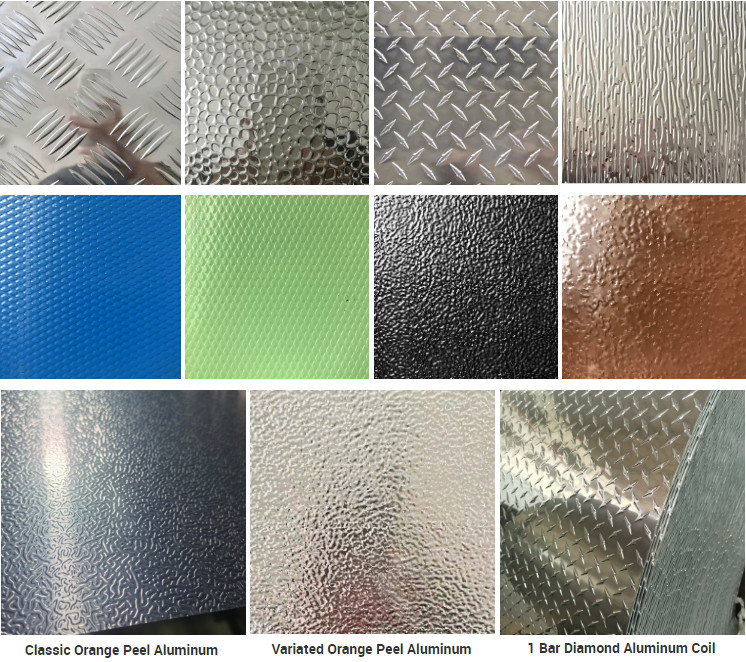 H112 Aluminium Chequered Plate 5 Bars 4x8 Aluminum Diamond Plate Embossed Aluminum Sheet