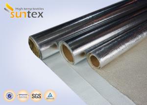 Quality Aluminum Coated With Fiberglass Fabric Heat Protection Materials Protection For Piping Outside wholesale