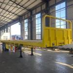 20/40/45 Feet 3 Bearing High Capacity Container Plate Semi-Trailer for Max