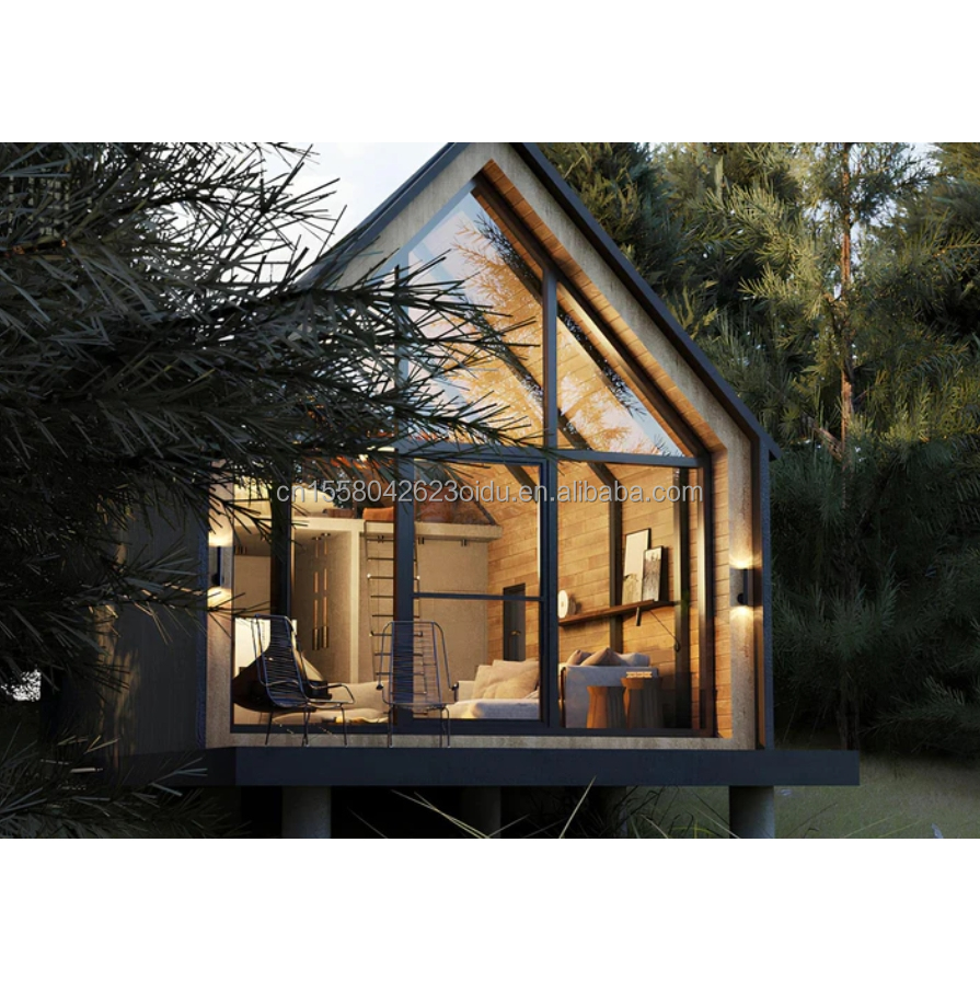 Galvanized Steel Bending Prefab House Living Forest Hotel Room for Modern Outdoor Living and Specialized Container