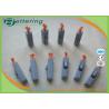 Buy cheap 21G Orange Colour Automatic Button Type Safety Blood Lancet Sterile Blood Sample from wholesalers