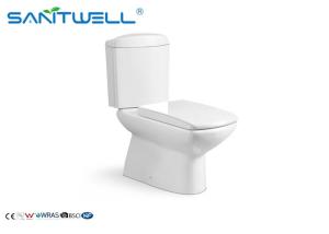 Quality Construction / Real Ceramic Chaozhou Design Washdown Two Piece Toilet For Estate Building Project wholesale