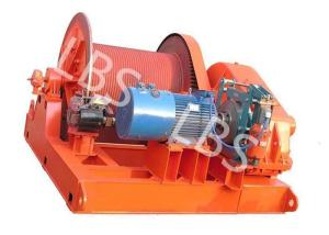 10 Ton Electric Winch Machine With LBS Groove Drum / Electric Crane Winch