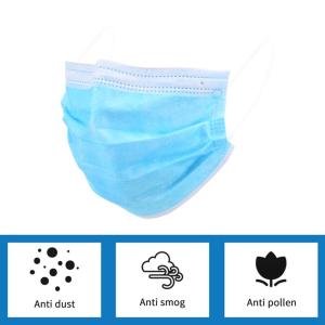 Quality Dustproof Disposable Face Mask / 3 Ply Non Woven Face Mask Ordinary Ce Fda wholesale