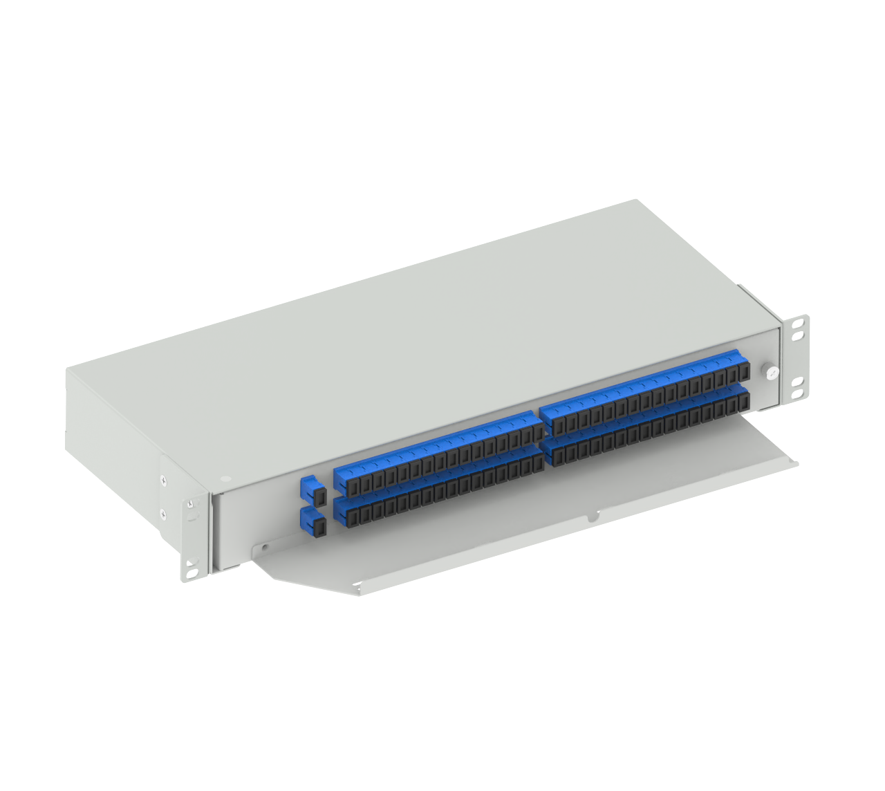 19inch Swing Type SC UPC Fiber Optic Splitter for Network FTTH Optical Fiber Patchpanel