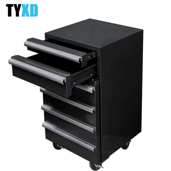 Cheap Cold Rolled Steel Rolling Tool Cabinet , 2 Drawer Metal Tool Box for sale
