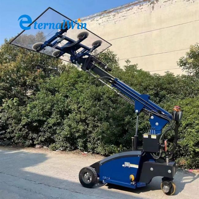 Electric Vacuum Suction Cup Glass Lifter Machine Heavy Duty 24V DC Battery