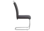 Custom 60kgs 99cm Chrome Metal Frame Dining Chair