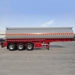 3-Axle 12r20/12r22.5 Tire 45000l 50000l Original Axle Stainless Steel Tank Truck