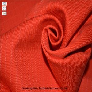 Quality Midweight Orange Ripstop Fire Retardant Fabric wholesale
