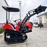 Amphibious 50 hp Crawler Tractor Agricultural Equipment With Auxiliary Equipment
