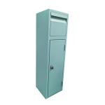 Customized Blue Tall Garbage Bin Steel Battery Recycling Bins NO Leakage Welding