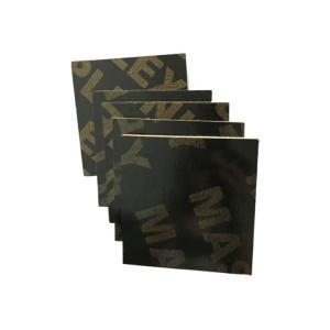 Quality Square Black Film Faced Plywood Poplar / Pine / Birch Core Flat And Smooth wholesale