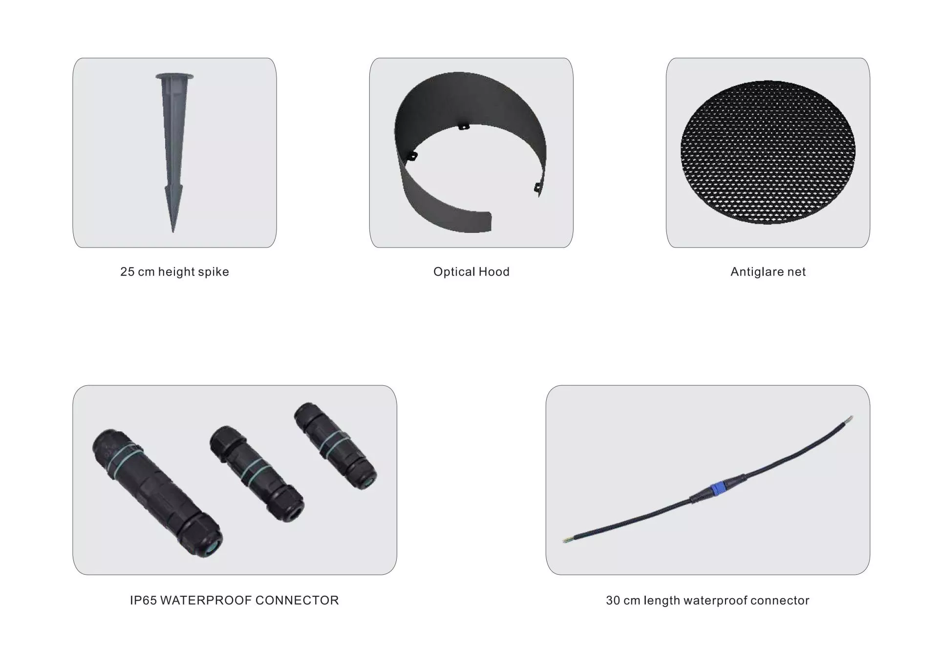 2700K - 6000K Narrow Beam LED Lighting Solution With Aluminum Alloy Body
