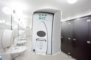 Quality Adjustable Touchless Hand Sanitizer Dispenser With 500 Ml Disposable Bottle wholesale