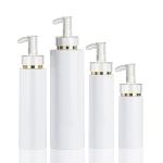 500ml Gold Shampoo Bottle Plastic Shaped Hair Lotion Bottle Shower Gel Hand Wash