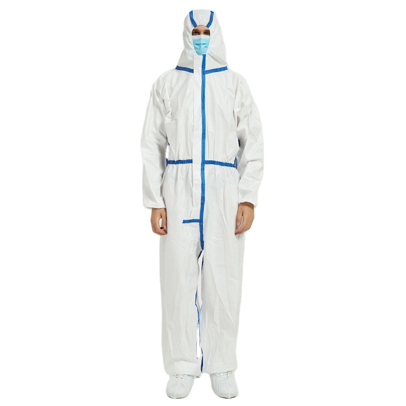 OEM Disposable Protective Coverall Antistatic Waterproof Insulated Coveralls With Hood