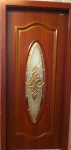Quality brass caming decorative door galss with golden glass beveled 1&quot;thickeness wholesale