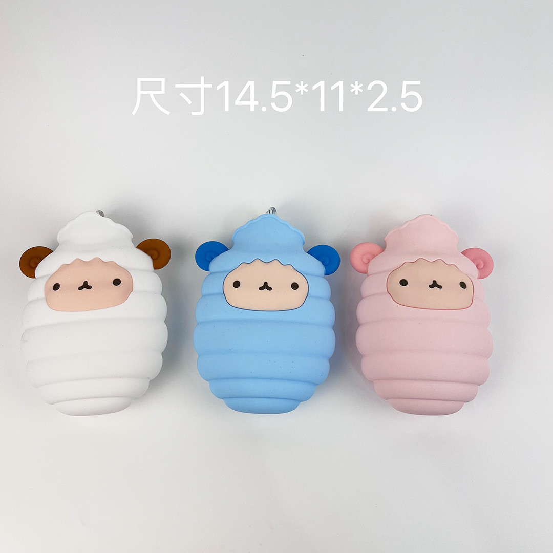 Cartoon Hot Water Bag Bottle With Screw Cap Shoulder Hand Feet Warmer Hot Compress And Cold Therapy For Women Kids Gifts