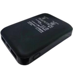 Quality 5V 2A USB 10000 Mah Powerbank Dual USB Port Black Battery Power Bank wholesale