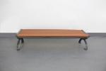 Customized Outdoor Recycled Plastic Benches , Outdoor Urban Furniture 1500mm