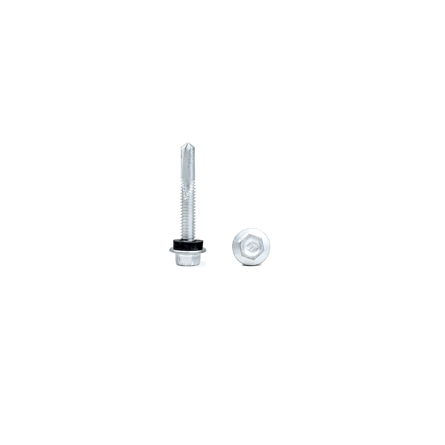 Yellow Hex Flange Head Roofing Screw M5.5 X 38 Self Tapping Metal Screws Tek 5 Self-Drilling Screws For Roof
