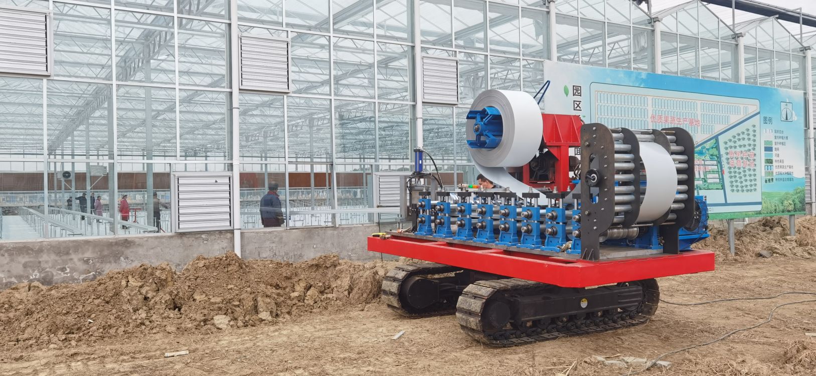 7.5kw Seamless Gutter Machine Fascia Roll Forming Machine 6 Inch