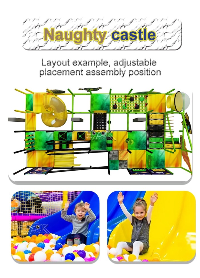 Amusement Park Soft Play Area Kids Slide Games Children Indoor Playground Equipment