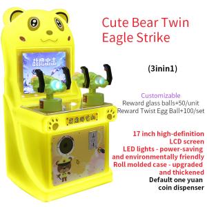 Quality kids arcade shooting game play Two-Player War Eagle Attack Shooting Game wholesale