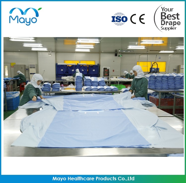 CE Approved Disposable Sterile Urology Surgical Drape Sheet Sets TUR Pack