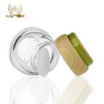 Bamboo Lid 20ml-120ml Cosmetic Bottle Packaging For Skin Care Products