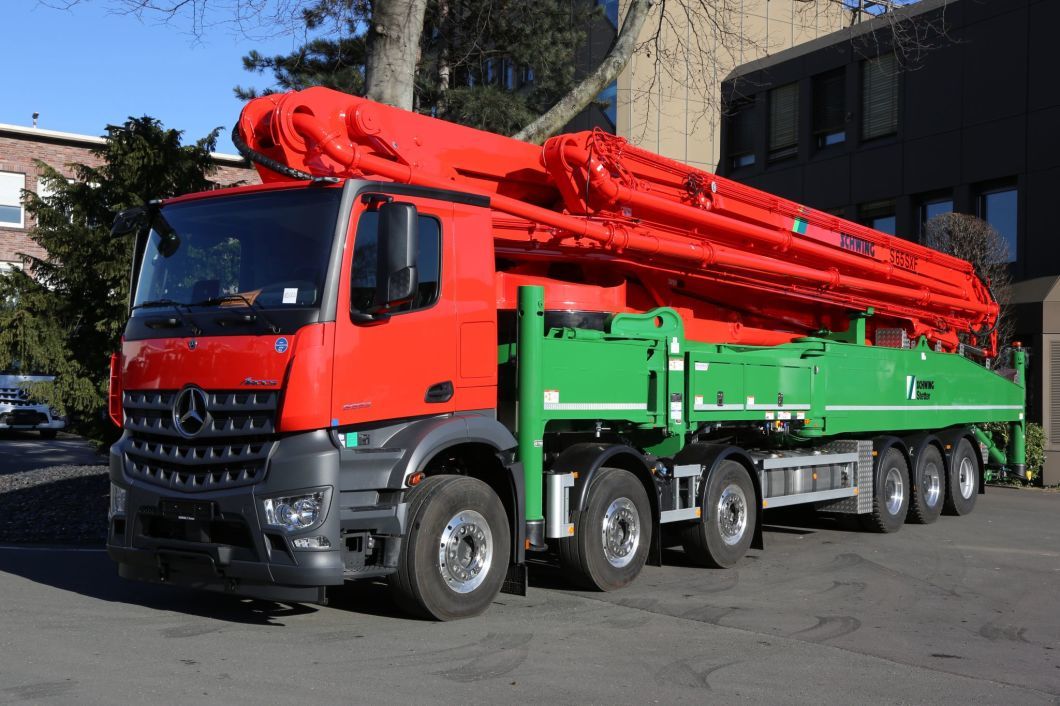 Good Condition Secondhand Concrete Pump Truck 65m Heavy Equipment Mercedes Benz