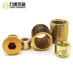 M12 Precision CNC Machining Parts Brass Threaded Inserts Polished
