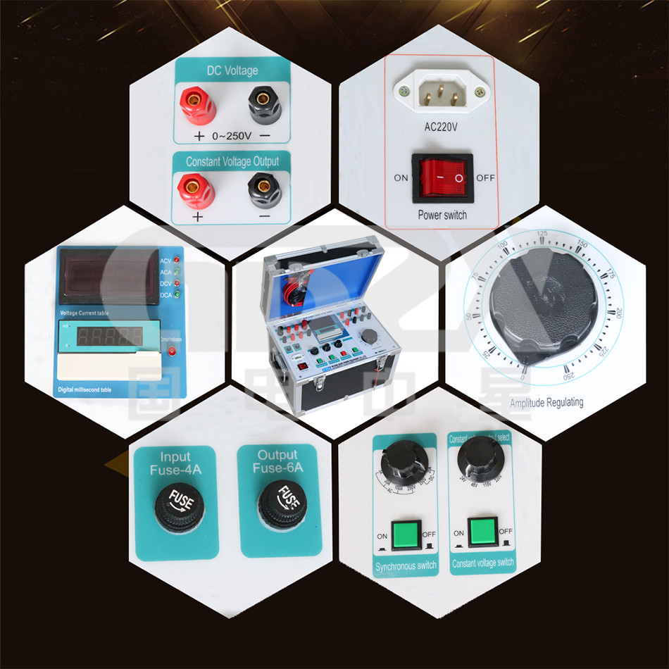 Multi Functional Single Phase Relay Protection Tester , Protection Relay Test Equipment