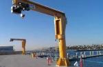 Wall Mounted Electric Hoist Boat Jib Cranes In Marinas