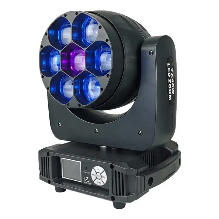 LED Light Source 7x40w Moving Head Stage Light for Professional Disco Show Performance
