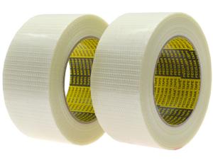 Quality White Fiberglass Adhesive Tape Bidirectional Filament Tape Cross Weaved wholesale