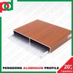 Aluminum Profile For Gates In Uruguay Mexico Temper T5 Various Wood Colors