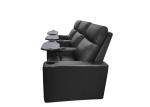 Modern Full Electric Recline Armchair Genuine Leather Home Theater Seating