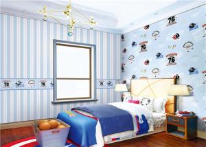 Quality Waterproof Cute Bedroom Wallpaper Non - Pasted For Boy , Eco Friendly wholesale