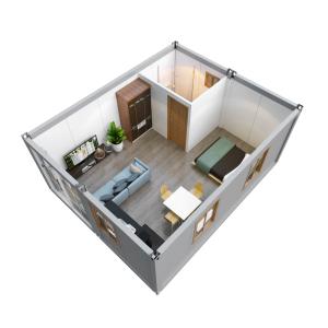 Quality Portable 20ft Modular Container Homes , Site Office Prefab Container Homes wholesale