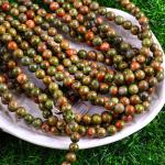Unakite Round Bead Natural Crystal Gemstone Different Bead Size Loose Bead